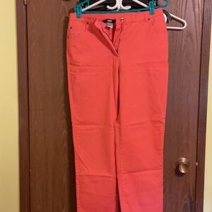 Ladies coral  jeans size 12P EXCELLENT CONDITION